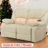 Sillón 2 Cuerpos Reclinable Con Masajeador Y Terapia De Calor, Totalmente Automatizado BEIGE