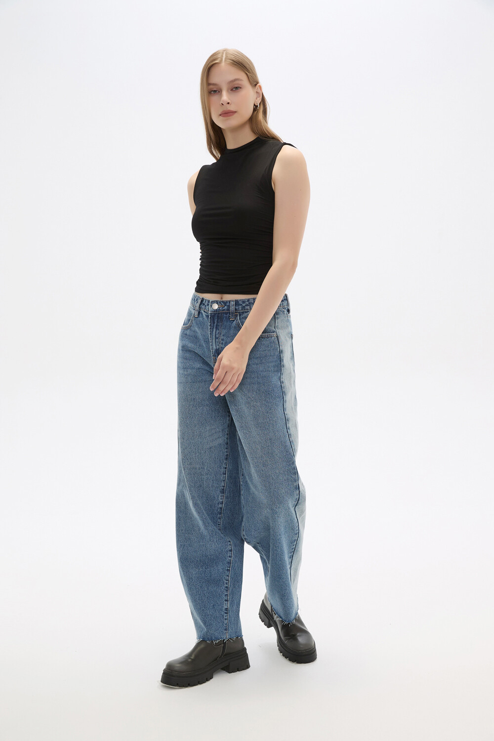 Pantalon Elmire Azul Medio