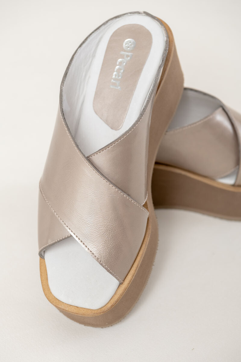 Sandalia eva Charol vison