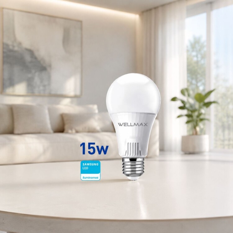 LAMPARA LED 15W WELLMAX FRIA LAMPARA LED 15W WELLMAX FRIA
