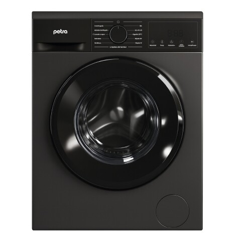 Lavarropas Petra Automático Inverter 6kg Silver Frontal Gris Oscuro Lavarropas Petra Automático Inverter 6kg Silver Frontal Gris Oscuro