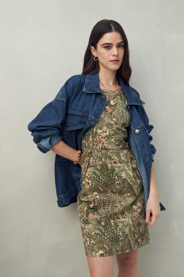 VESTIDO BAMBU Verde Oliva