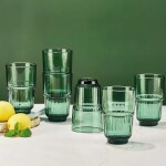 SET X6 VASO 400ML APILABLE VERDE ZAFIRO SET X6 VASO 400ML APILABLE VERDE ZAFIRO