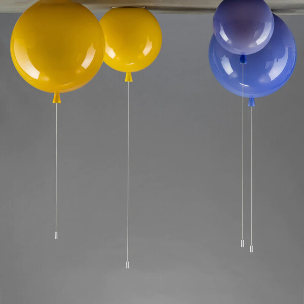 LUMINARIA DE TECHO BALLOON AZUL - Large