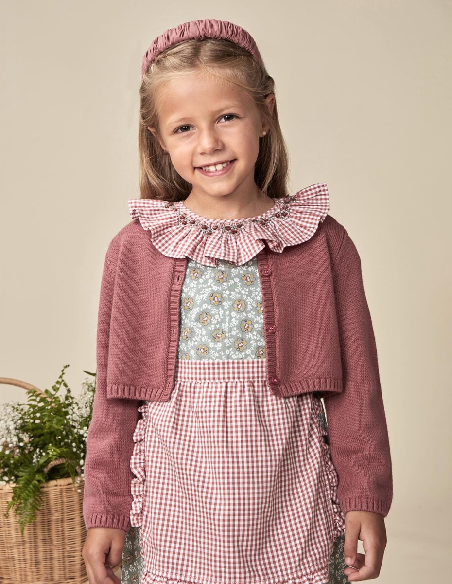 Chaqueta Basica Smart Corta - Cereza 