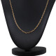 Cadena forcet en oro 18k rosa. Largo 57 cm Cadena forcet en oro 18k rosa. Largo 57 cm