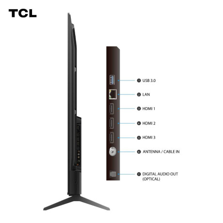 Smart TV TCL 55 QLED 4K GOOGLE TV 55TC6