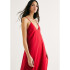 VESTIDO FEM VERMELHO MEDIO
