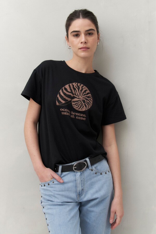 REMERA BLISSU Negro