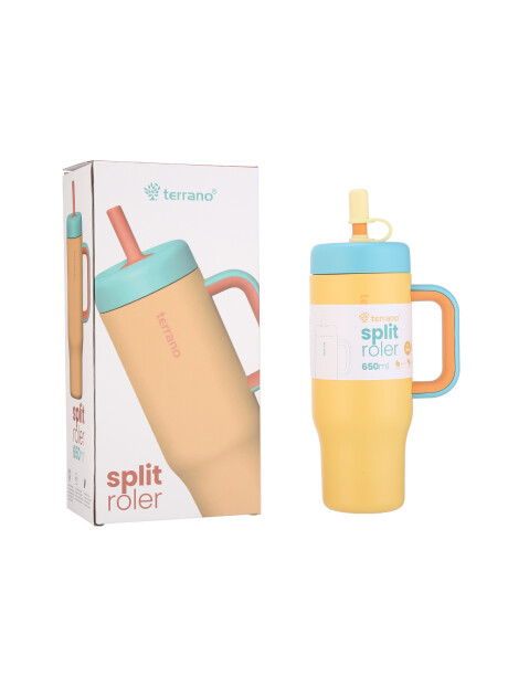VASO SPLIT ROLER 650ML. Mostaza