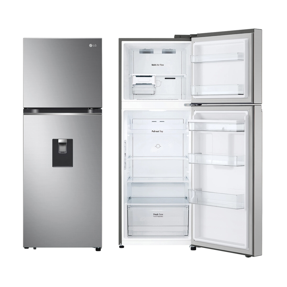 Heladera Lg Inverter Vt34wpp 360 L - HELADERA LG 360L NO FROST INVER VT34WPP 