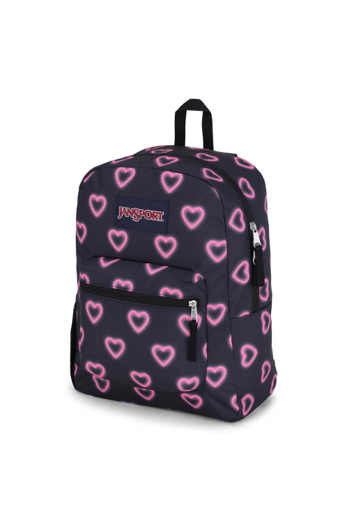Cross Town Happy Hearts Black