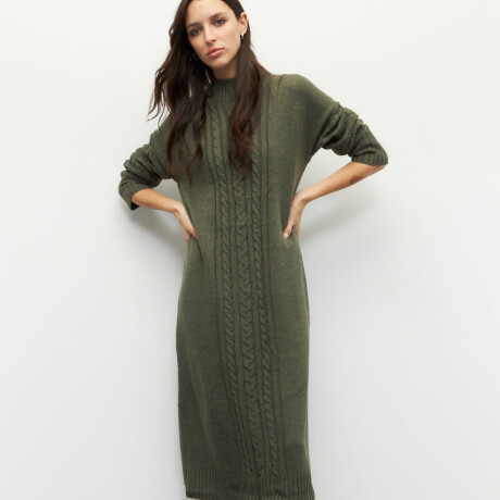 VESTIDO JEX Verde Oscuro