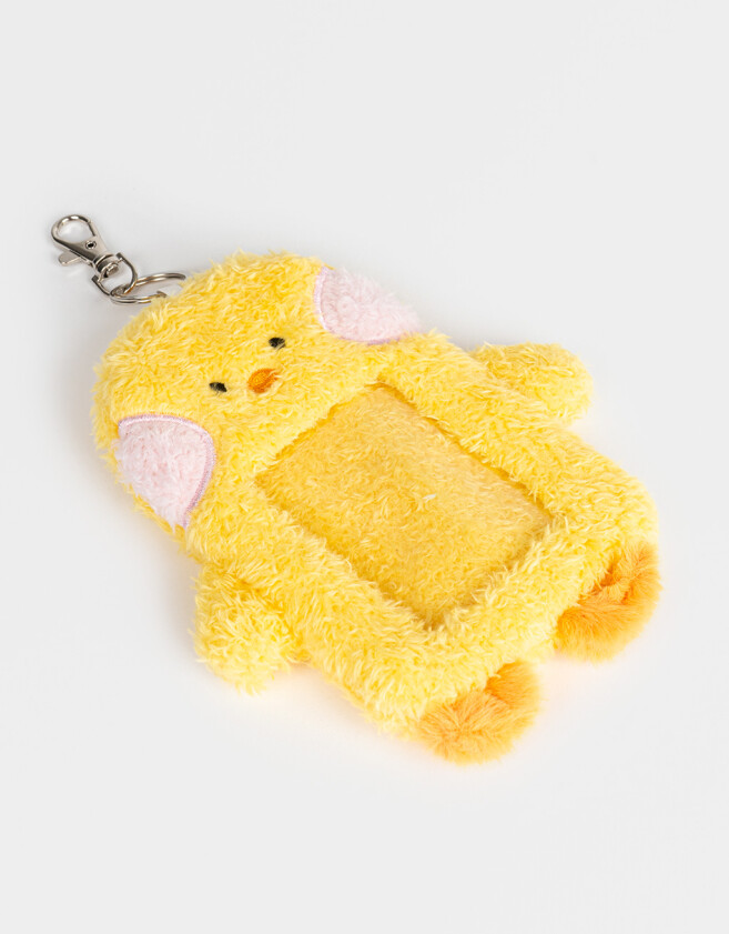 Llavero Lúdico Photo Frame De Patito - Amarillo Medio