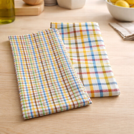 Set x2 Repasador Algodón 40x60cm COLORES