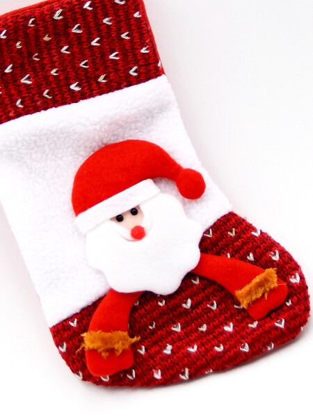BOTA PAPA NOEL ROJO