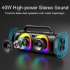 Altavoz inalámbrico con luces RGB bluetooth Altavoz inalámbrico con luces RGB bluetooth