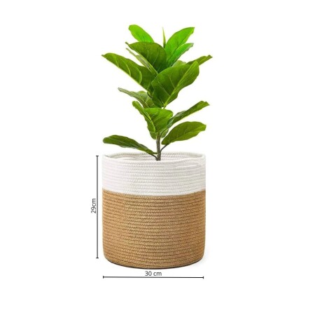 Canasto Seamix 30 cm Blanco