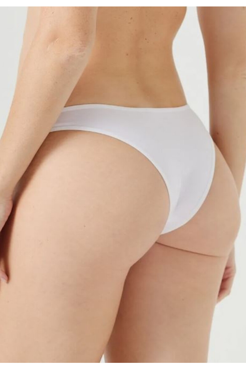 BIKINI ALGODON RECTO CAVADO BLANCO