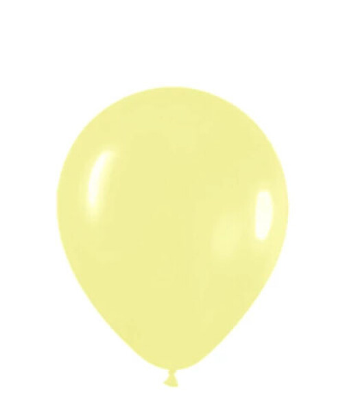 Globo 12"""" pastel amarillo x10. Globo 12"""" pastel amarillo x10.