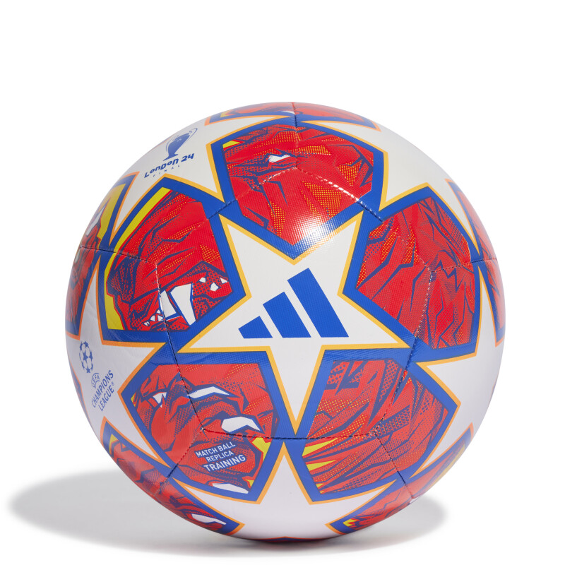 Pelota Adidas UCL 23/24 Knockout Blanco - Azul - Anaranjado