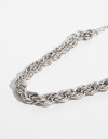 Pulseras Flexibles Metal Pulsera Trenzada - Plateado