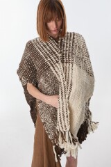 Ruana Cover Crudo/Marron
