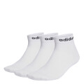 Medias Unisex Adidas x3 Lin Ankle Blanco