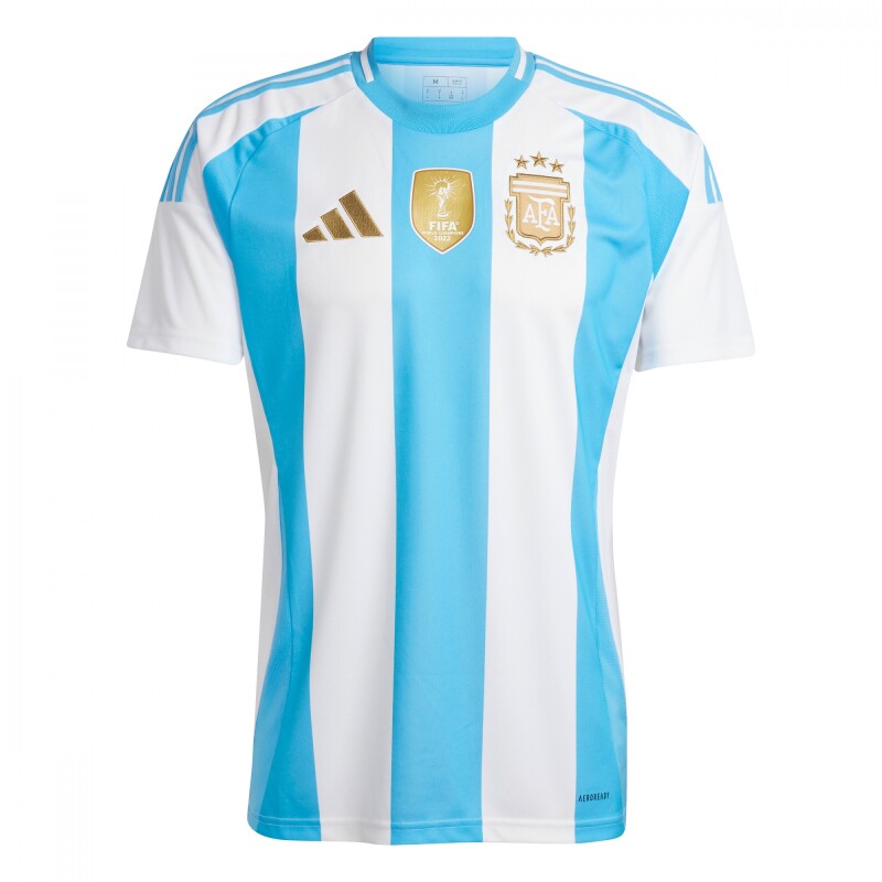 Camiseta Argentina 24 Home Jersey de Hombre Blanco