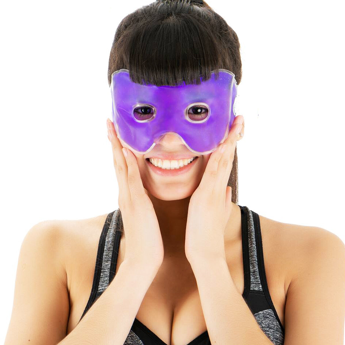 Antifaz Bander Green Cubre Ojos Gel Frio Relajante 