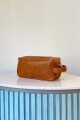 Necessaire chico en cuero Brandy