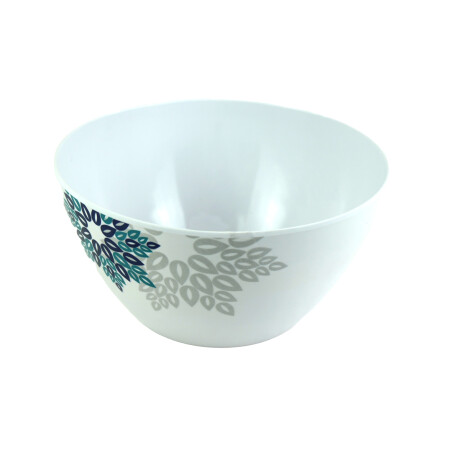 BOWL MELAMINA LINEA FLORAL AZUL-VERDE 8.5´ 21.9X11.5CM 250GR BOWL MELAMINA LINEA FLORAL AZUL-VERDE 8.5´ 21.9X11.5CM 250GR