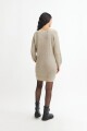 Vestido m/l tejido BEIGE