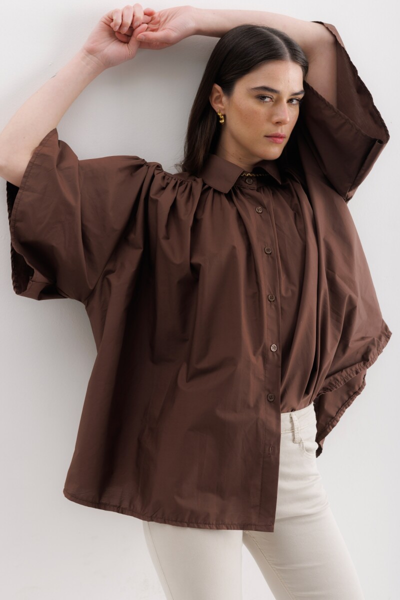 Camisa Kalea Marron