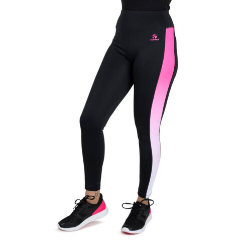 CALZA WMN CUTS III rosa dusty melange NEGRO