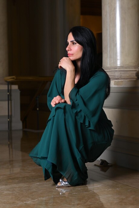 Vestido Venezia Verde oscuro