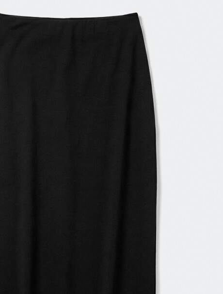 POLLERA MAXI - NEGRO NEGRO