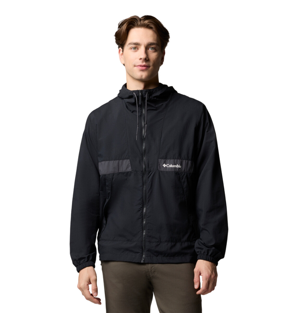 Campera Spire Valley Hooded Hombre - BLACK 