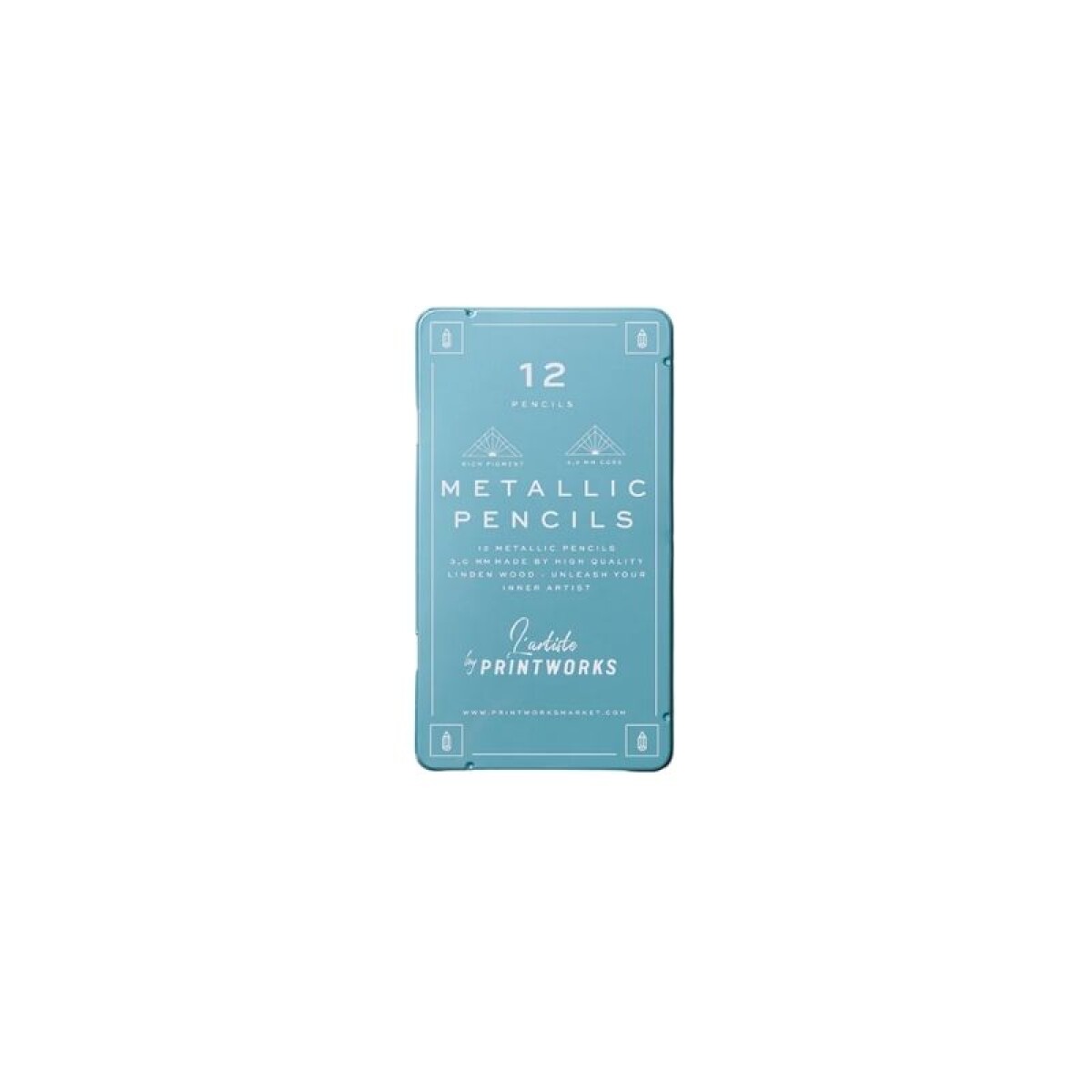 PRINTWORKS LAPICES DE COLORES METALLIC 