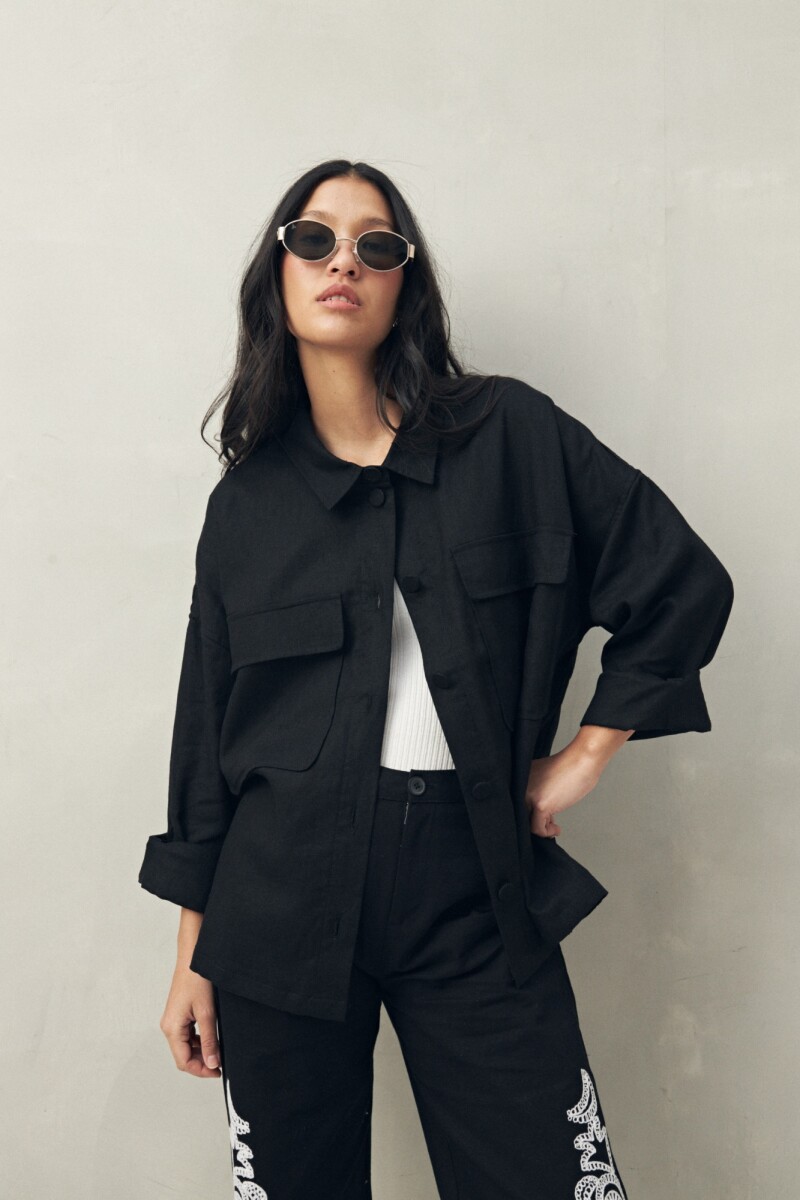 CHAQUETA RILEY Negro