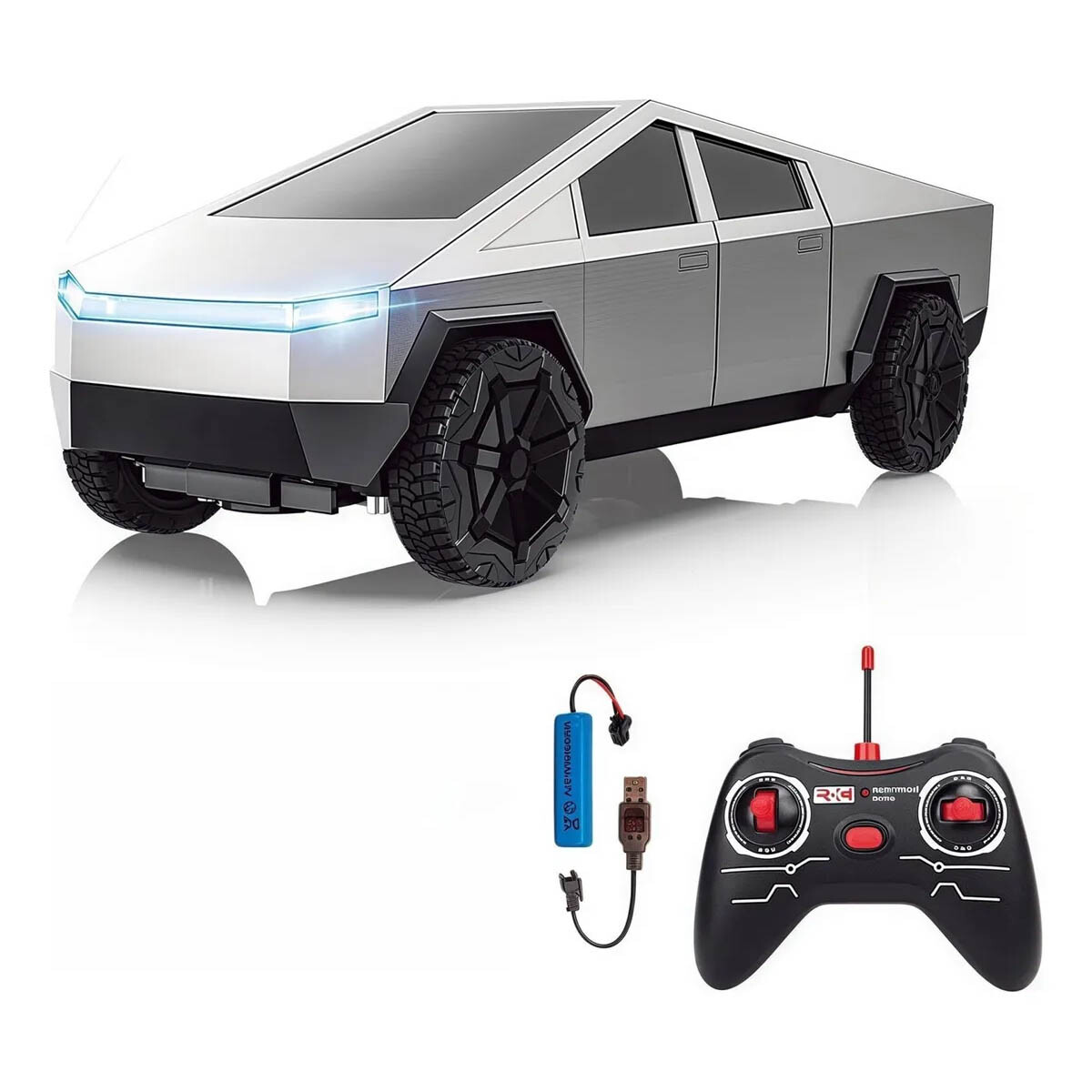 Auto Cybertruck Camioneta Metal C/ Control Remoto - Jug020029 