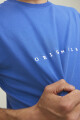 Camiseta Clasica De Cuello Rendondo Nautical Blue