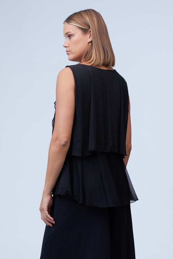 Blusa Capas NEGRO