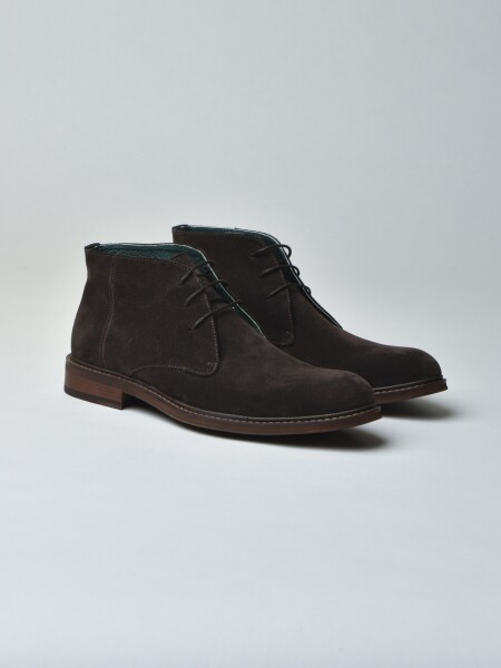 SHOES MORUS GAMUZA 4.0 MARRON OSCURO