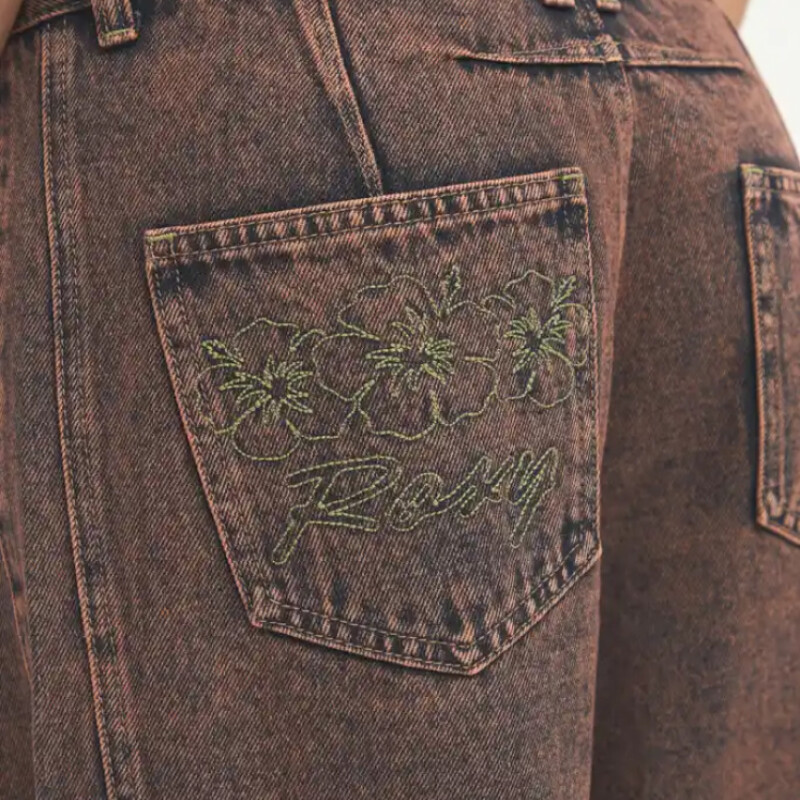 Pantalon Roxy Marea Barrel - Marrón Pantalon Roxy Marea Barrel - Marrón