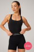 Bividi Seamless Built-In Bra Bividi Mujer Black/Classic White Fabletics