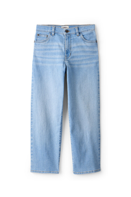 Pantalón jean holgado Sin color