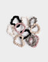 Skunzies Set por 10 Set De Scrunchies - Combinacion Multicolor