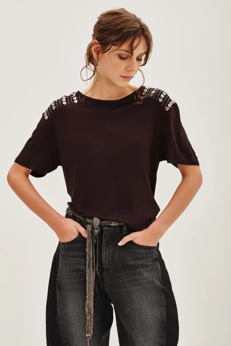 Remera Malibu Negro