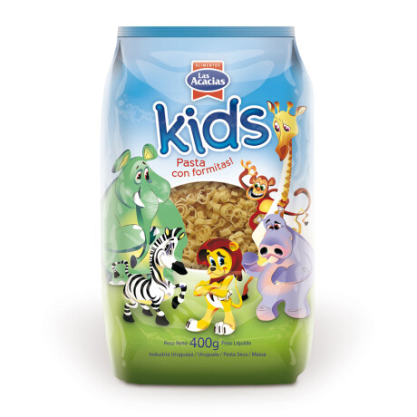 FIDEO LAS ACACIAS KIDS 400G FORMA ANIMALES FIDEO LAS ACACIAS KIDS 400G FORMA ANIMALES